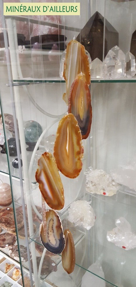 Carillon - Agates Naturelles (5 x 3 cm)