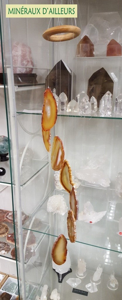 Carillon - Agates Naturelles (5 x 3 cm)