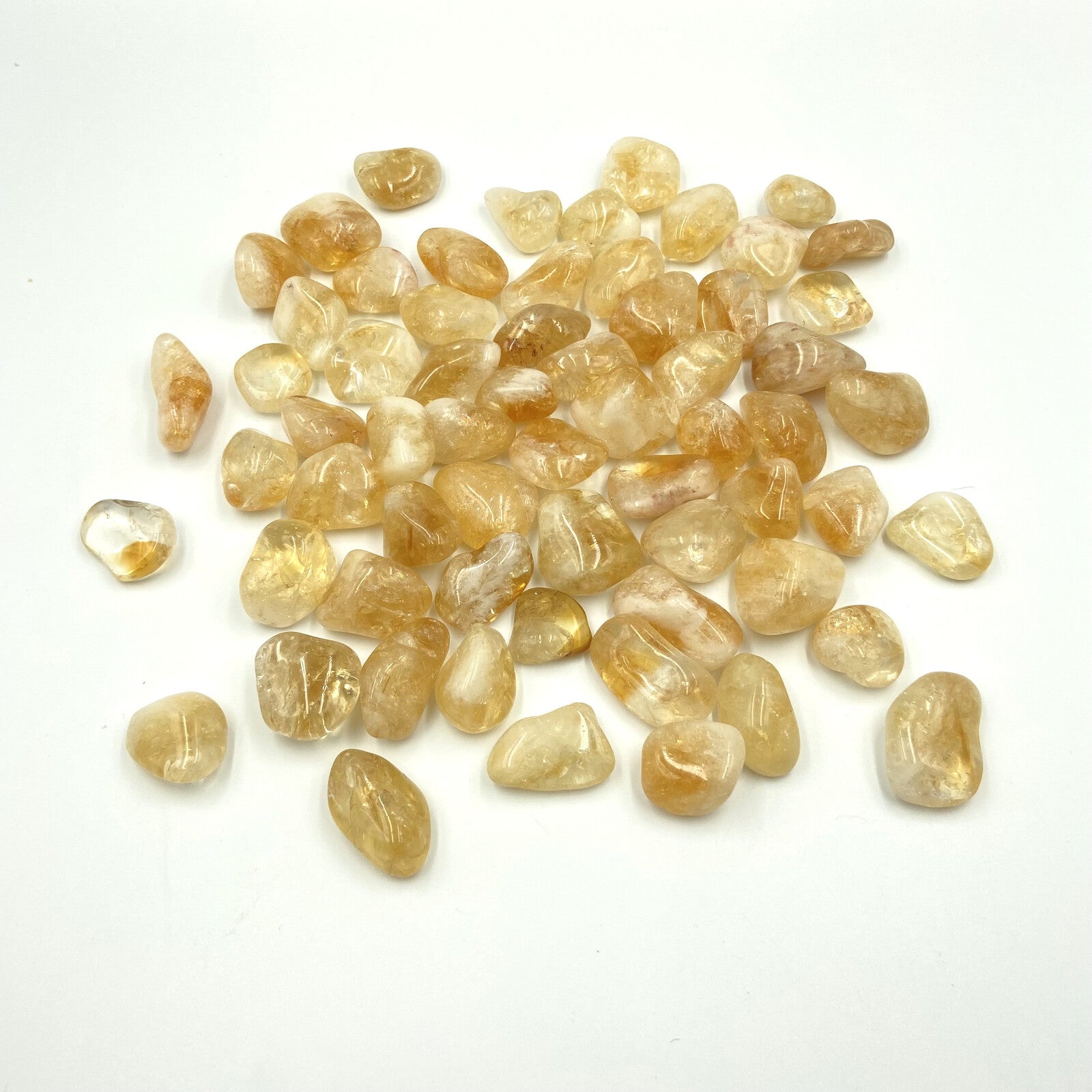 Pierres Roulées - Citrine Chauffée