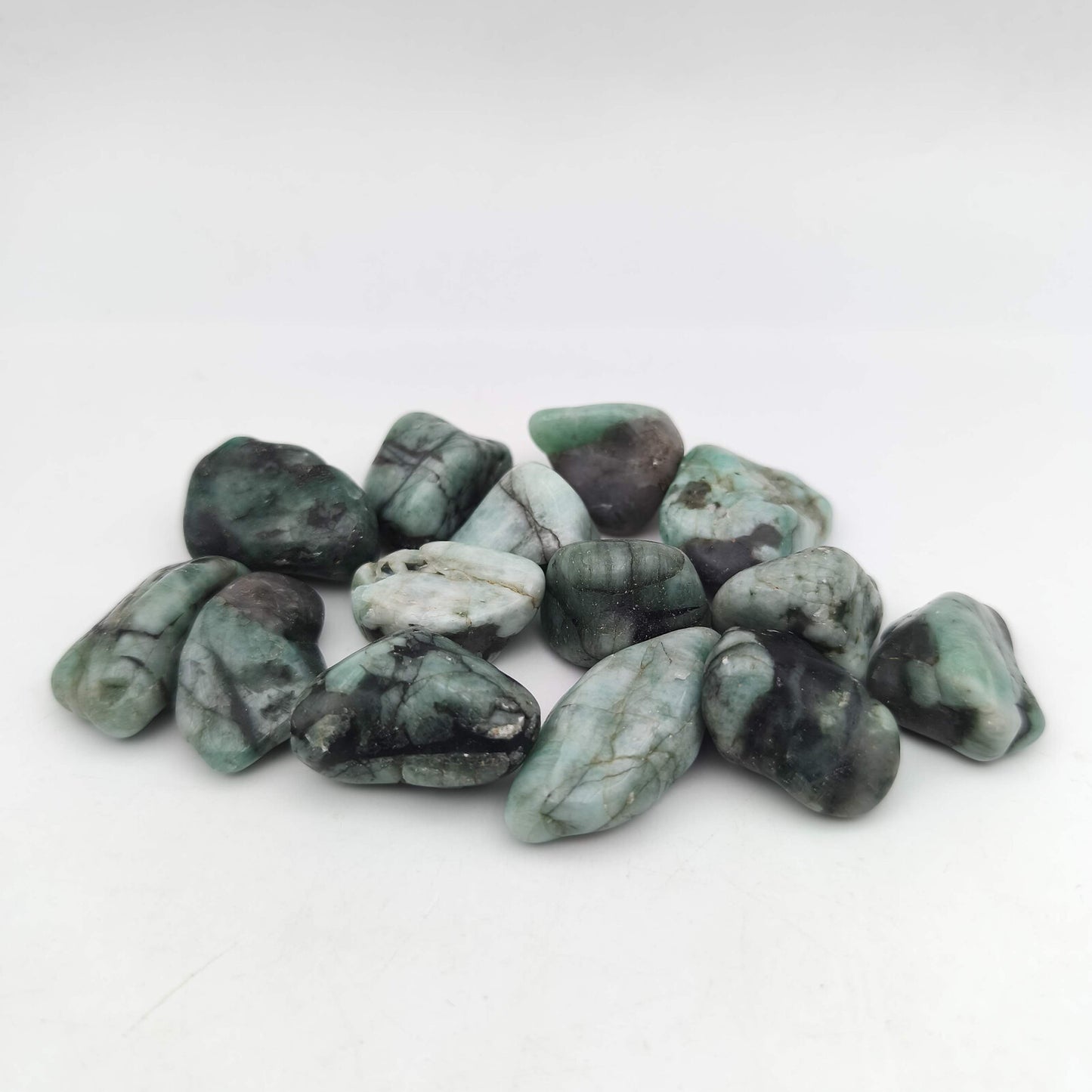 Pierres Roulées - Émeraude sur Quartz