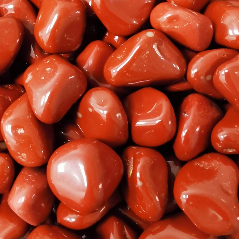 Pierres Roulées - Jaspe Rouge