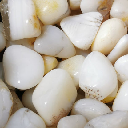 Pierres Roulées - Opale Blanche