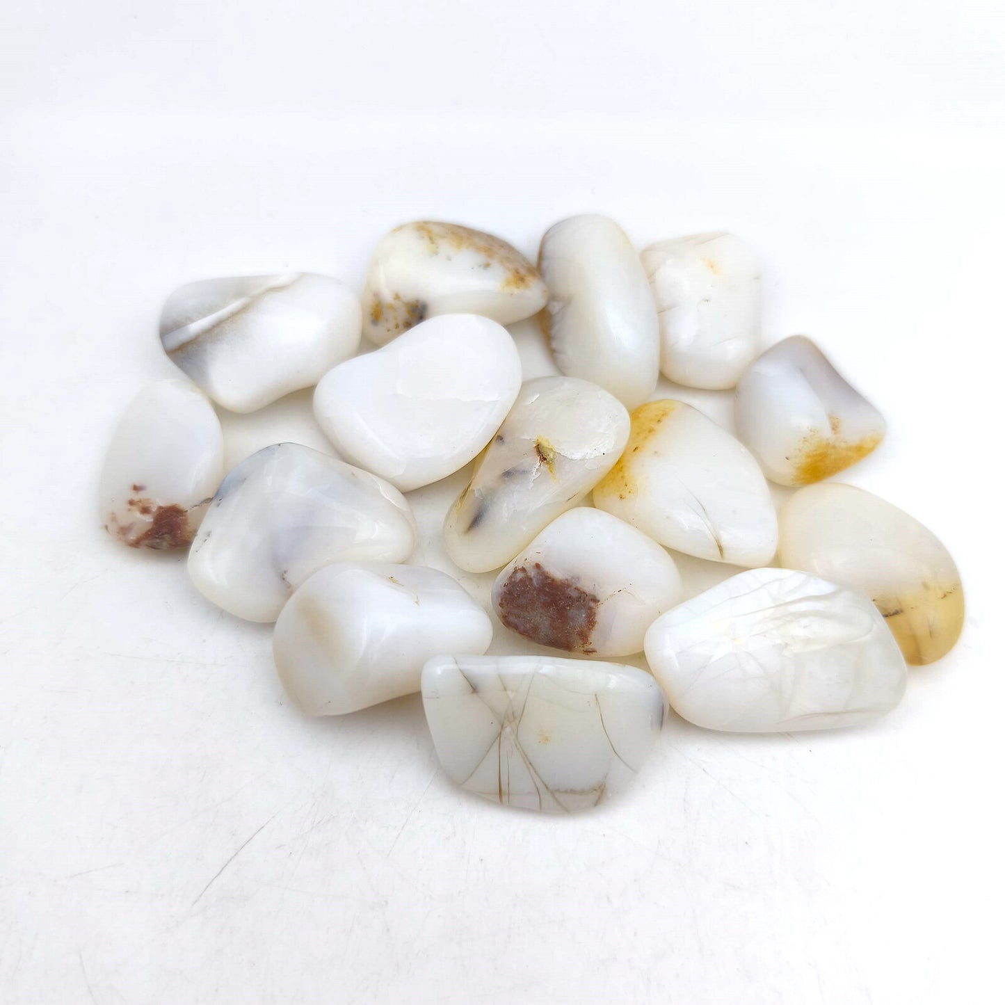 Pierres Roulées - Opale Blanche