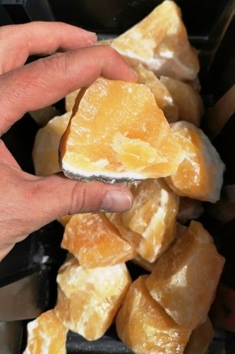 Pierres Brutes - Calcite Orange