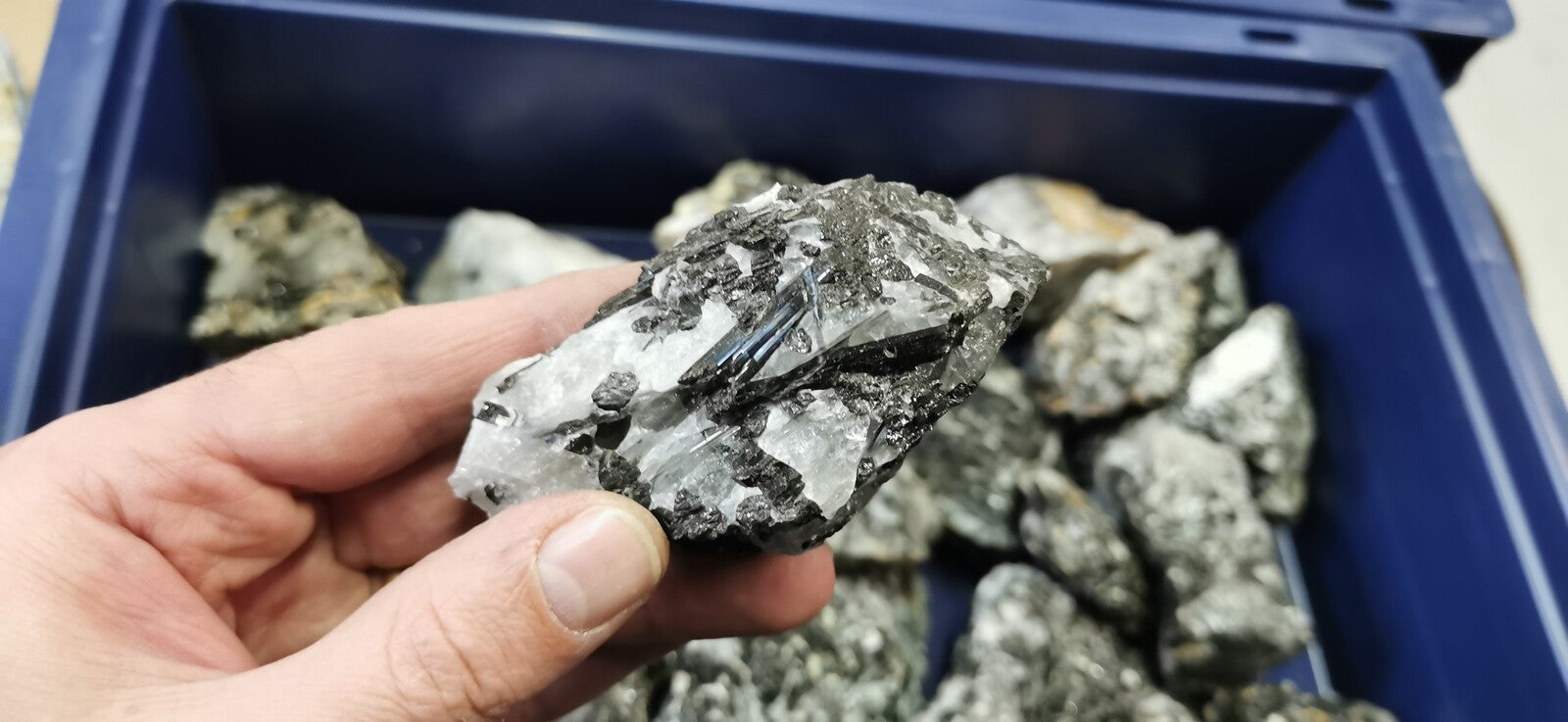 Pierres Brutes - Tourmaline Noire & Quartz