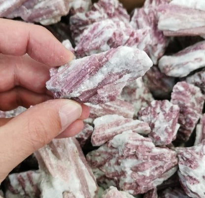 Pierres Brutes - Tourmaline Rose & Quartz