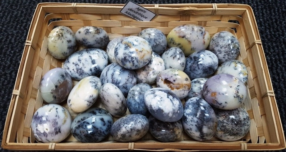 Galets - Agate Dendritique / Merlinite