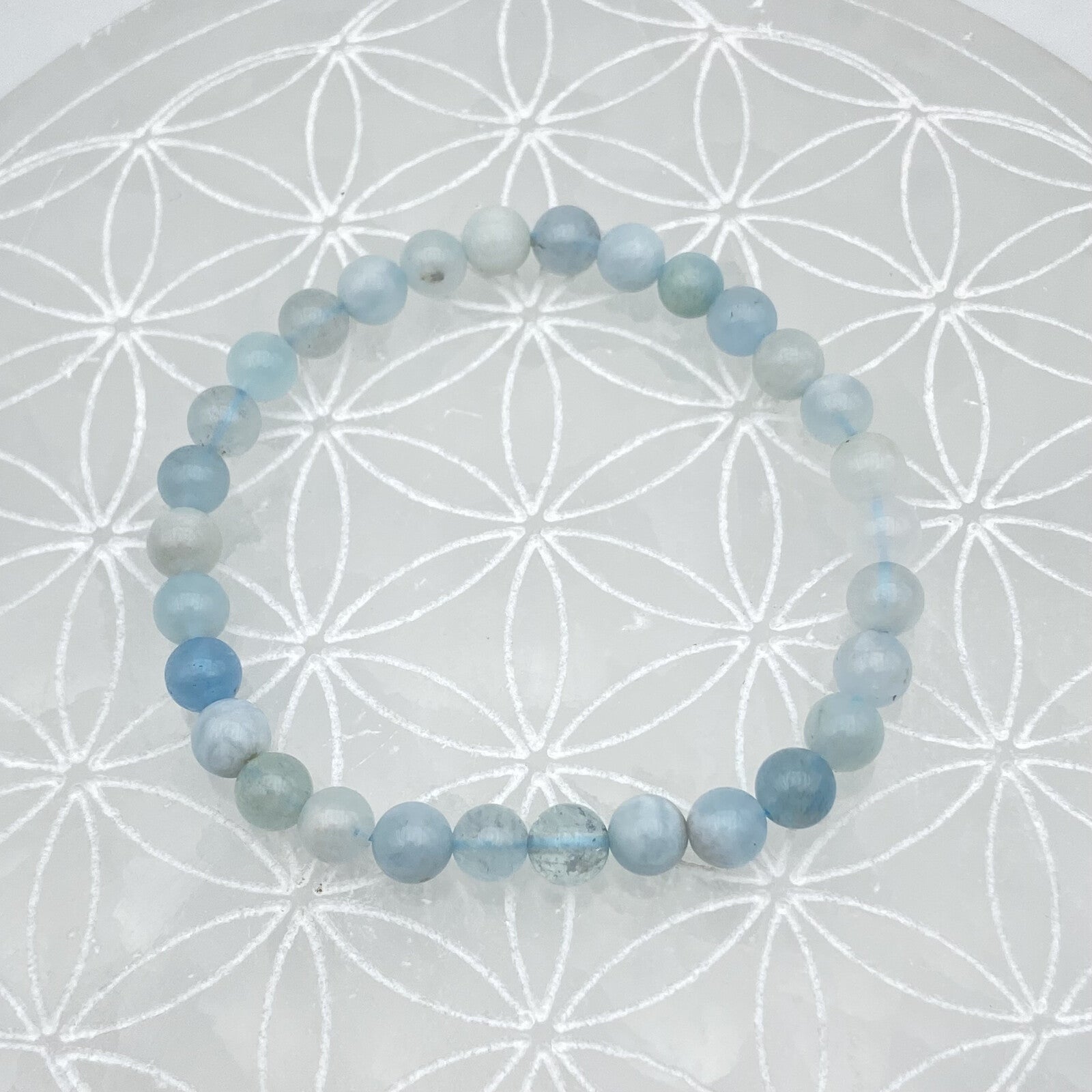 Bracelet - Aigue Marine (6 mm)