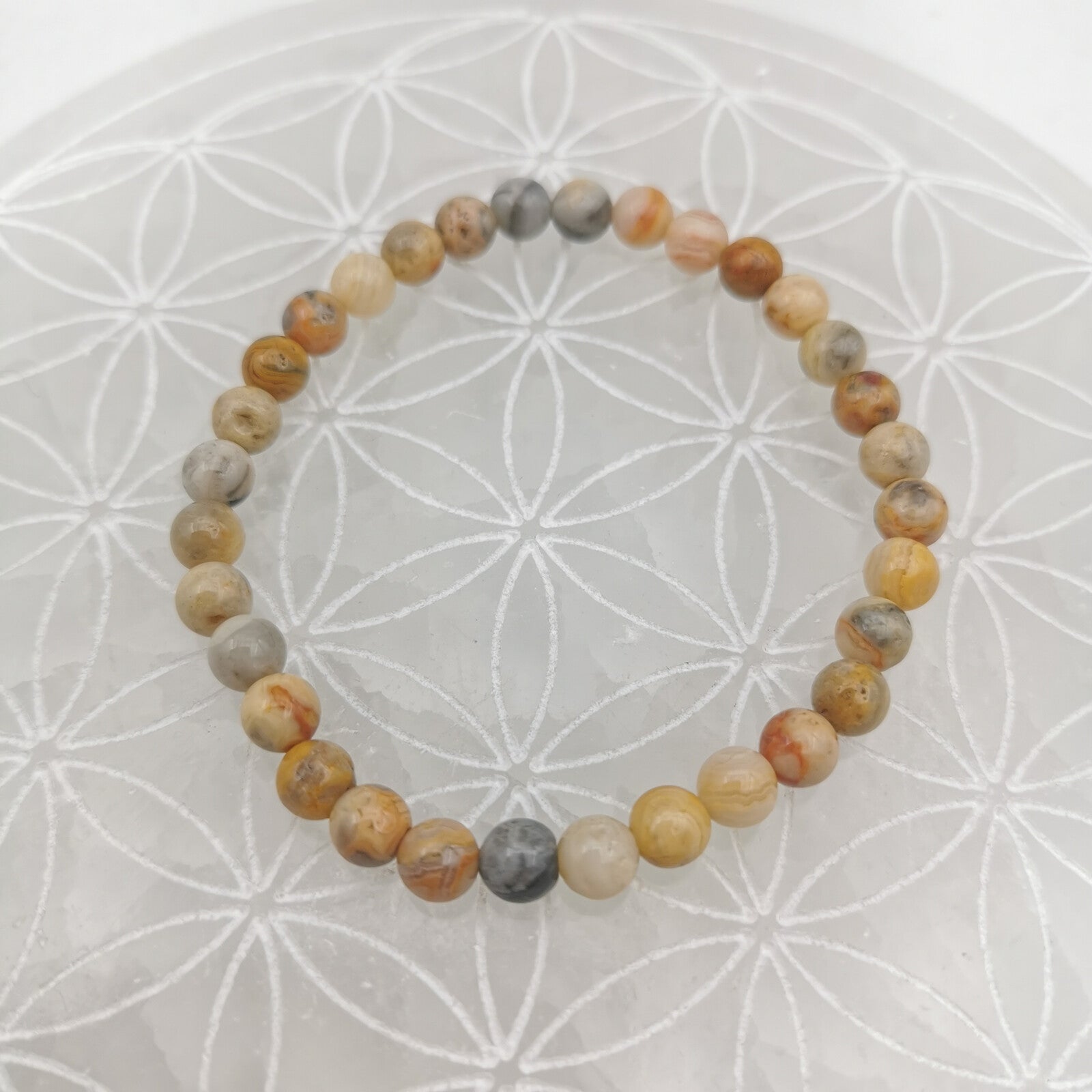 Bracelet - Agate Crazy Lace (6 mm)