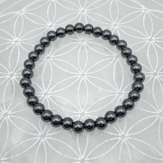 Bracelet - Hématite (6 mm)