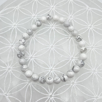 Bracelet - Howlite (6 mm)