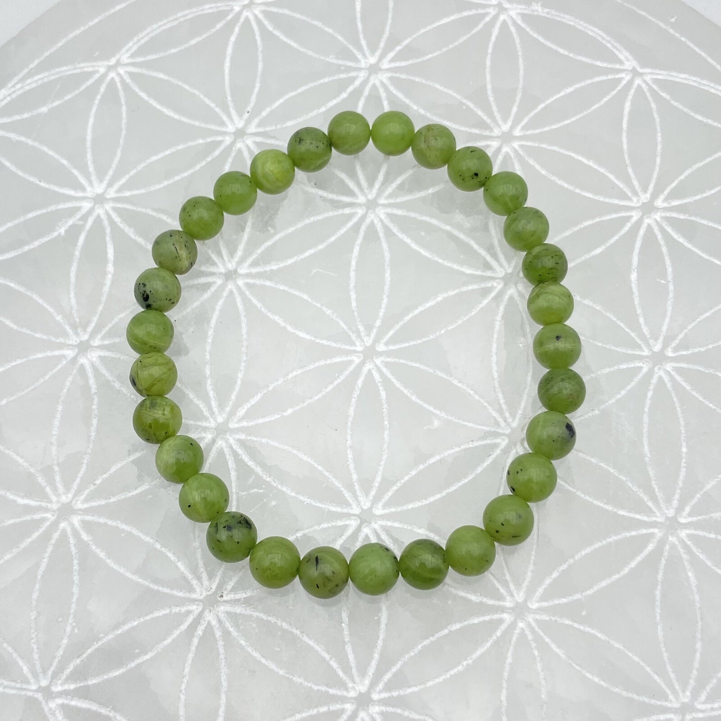 Bracelet - Jade Néphrite (6 mm)