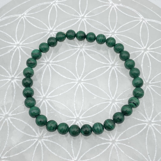 Bracelet - Malachite (6 mm)