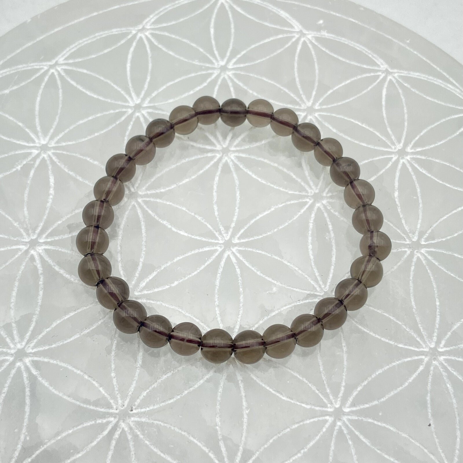 Bracelet - Quartz Fumé (6 mm)