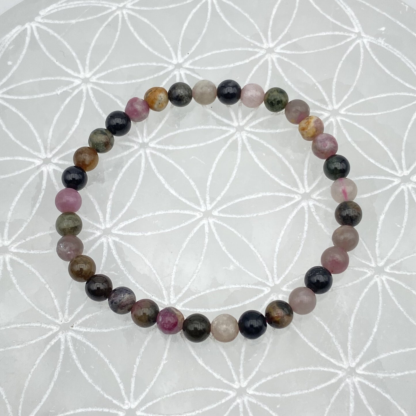 Bracelet - Tourmaline Multicolore (6 mm)