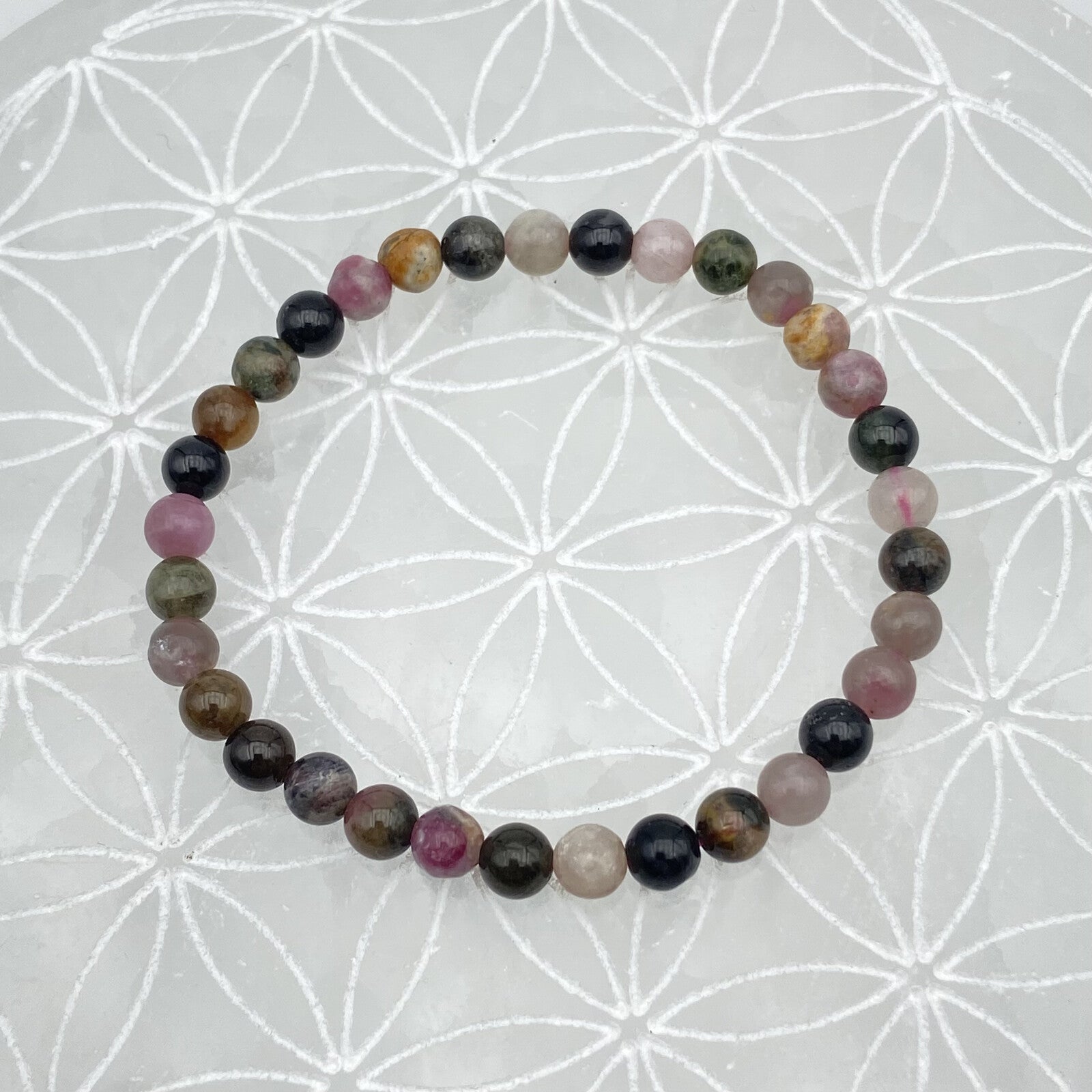Bracelet - Tourmaline Multicolore (6 mm)