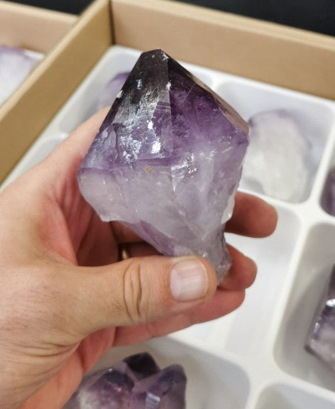 Pointe améthyste brute Brésil