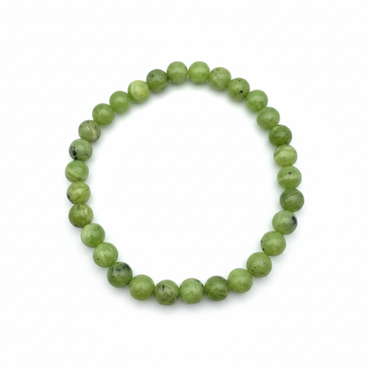 Bracelet en perles - Jade Néphrite (6 mm)