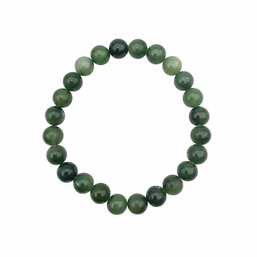 Bracelet en perles - Jade Néphrite (8 mm)