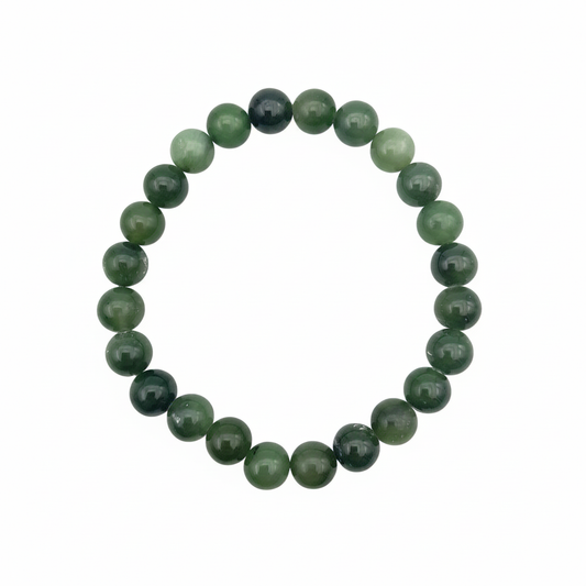 Bracelet en perles - Jade Néphrite (8 mm)