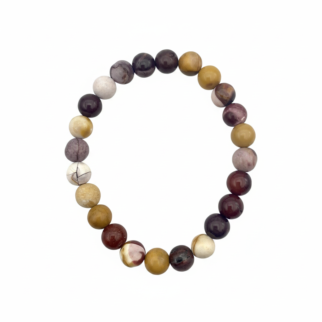Bracelet en perles - Jaspe Mookaïte (8 mm)