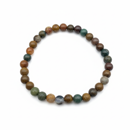 Bracelet en perles - Jaspe Polychrome (6 mm)