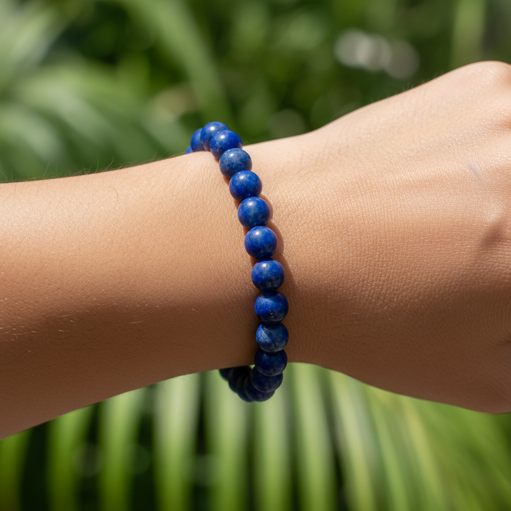Bracelet en perles - Lapis Lazuli (6 mm)