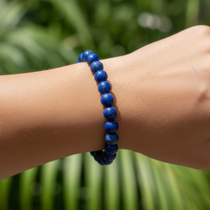 Bracelet en perles - Lapis Lazuli (6 mm)