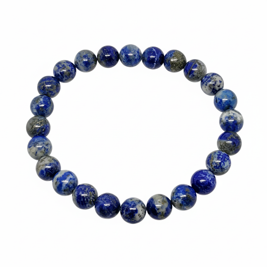 Bracelet en perles - Lapis Lazuli (8 mm)