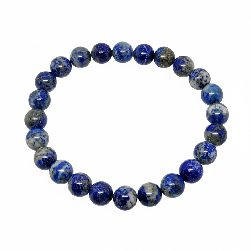 Bracelet en perles - Lapis Lazuli (8 mm)