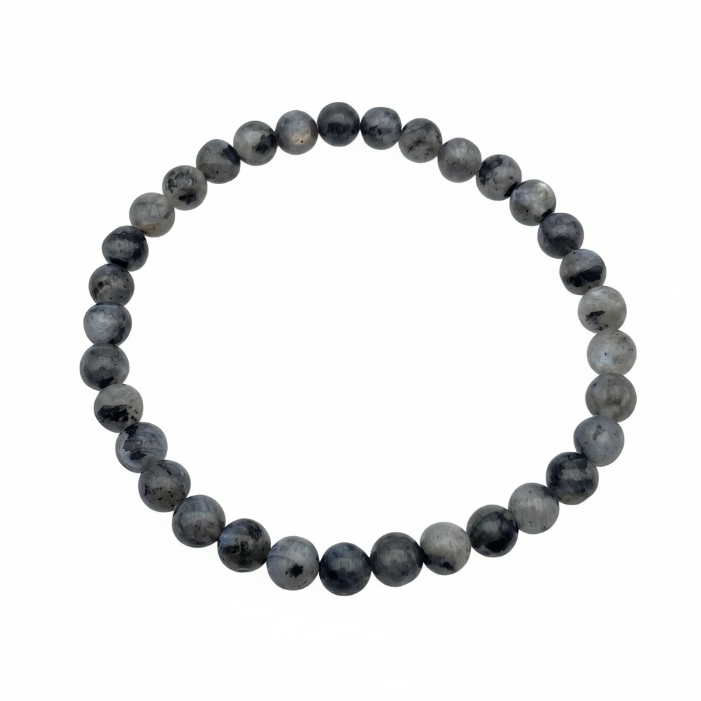 Bracelet en perles - Larvikite (6 mm)