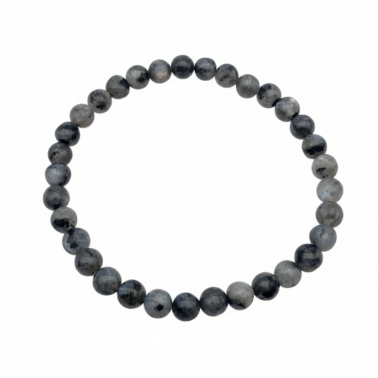 Bracelet en perles - Larvikite (6 mm)