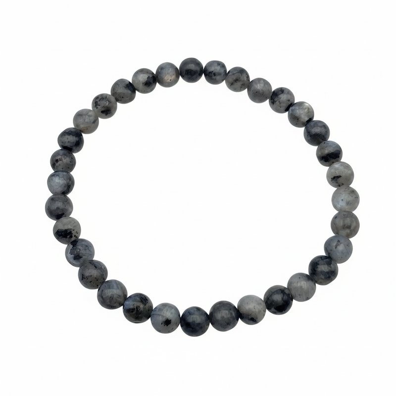 Bracelet en perles - Larvikite (6 mm)