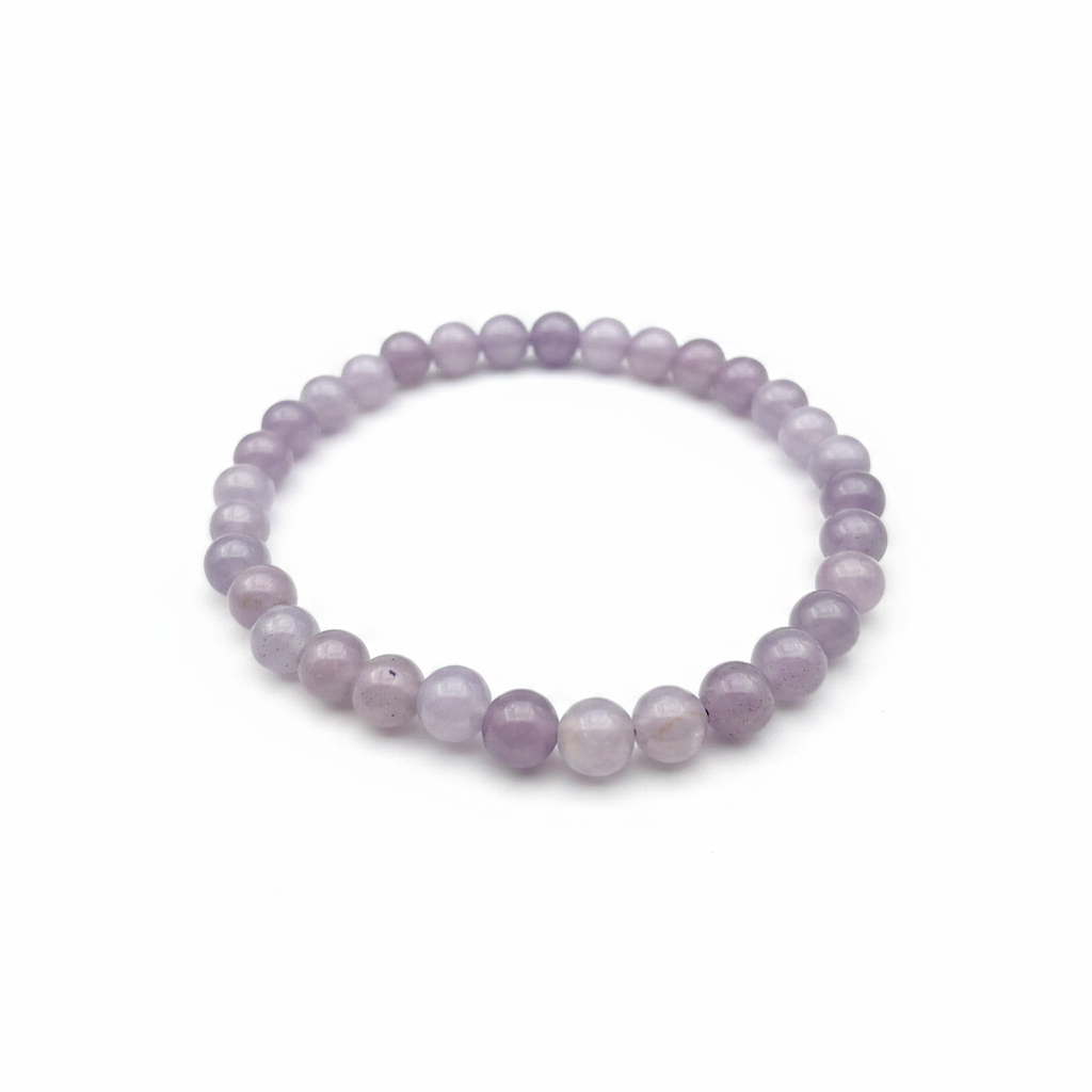 Bracelet en perles - Lépidolite (6 mm)