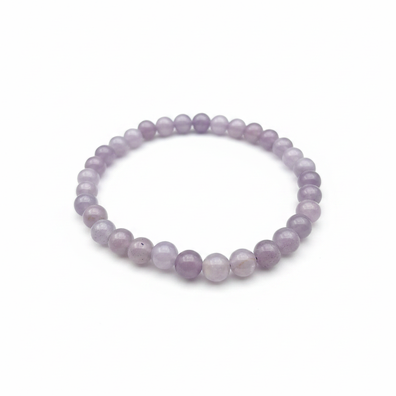 Bracelet en perles - Lépidolite (6 mm)