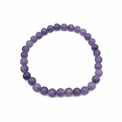 Bracelet en perles - Lépidolite (6 mm) EXTRA