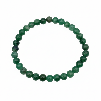 Bracelet en perles - Mica Vert (6 mm) - EXTRA
