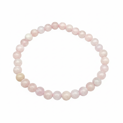 Bracelet en perles - Morganite (6 mm)