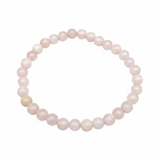 Bracelet en perles - Morganite (6 mm)