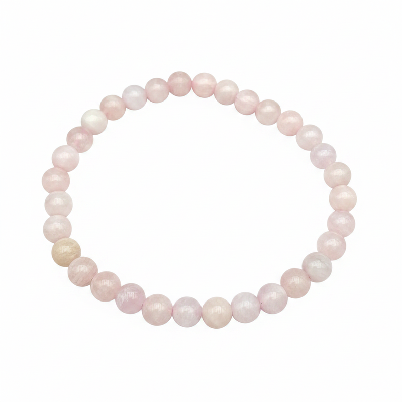Bracelet en perles - Morganite (6 mm)