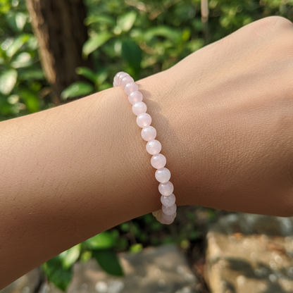 Bracelet en perles - Morganite (6 mm)