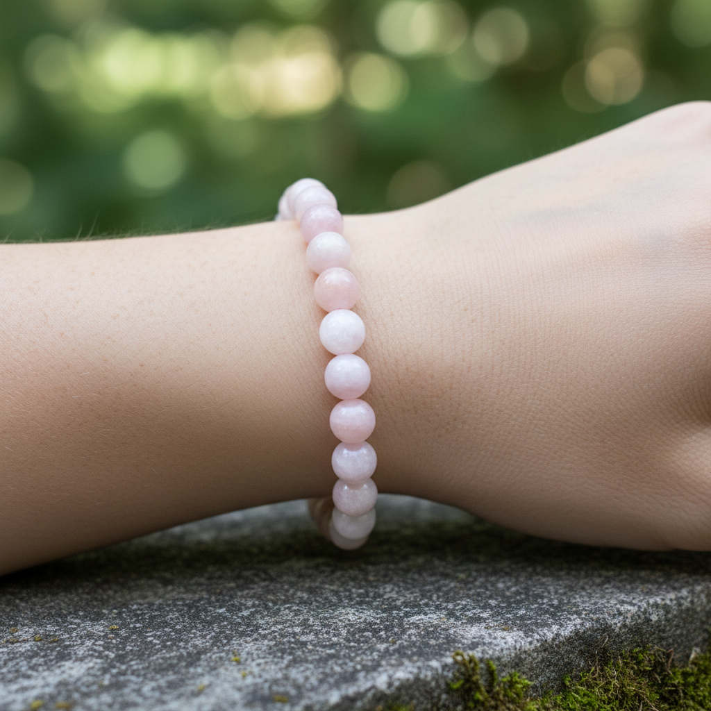 Bracelet en perles - Morganite (8 mm)