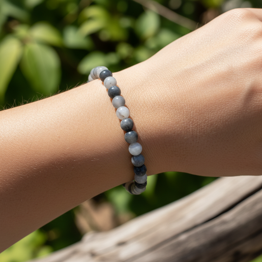 Bracelet en perles - Oeil d'Aigle (6 mm)