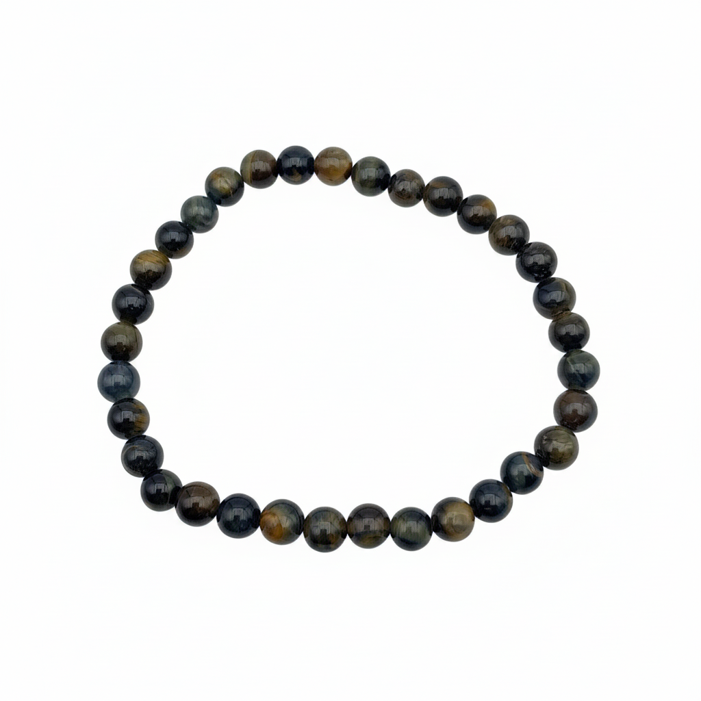 Bracelet en perles - Oeil de Faucon (6 mm)