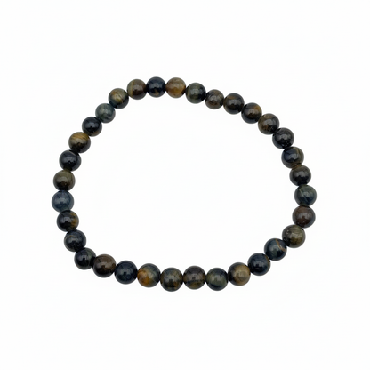 Bracelet en perles - Oeil de Faucon (6 mm)