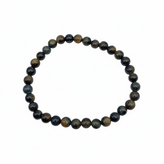 Bracelet en perles - Oeil de Faucon (6 mm)