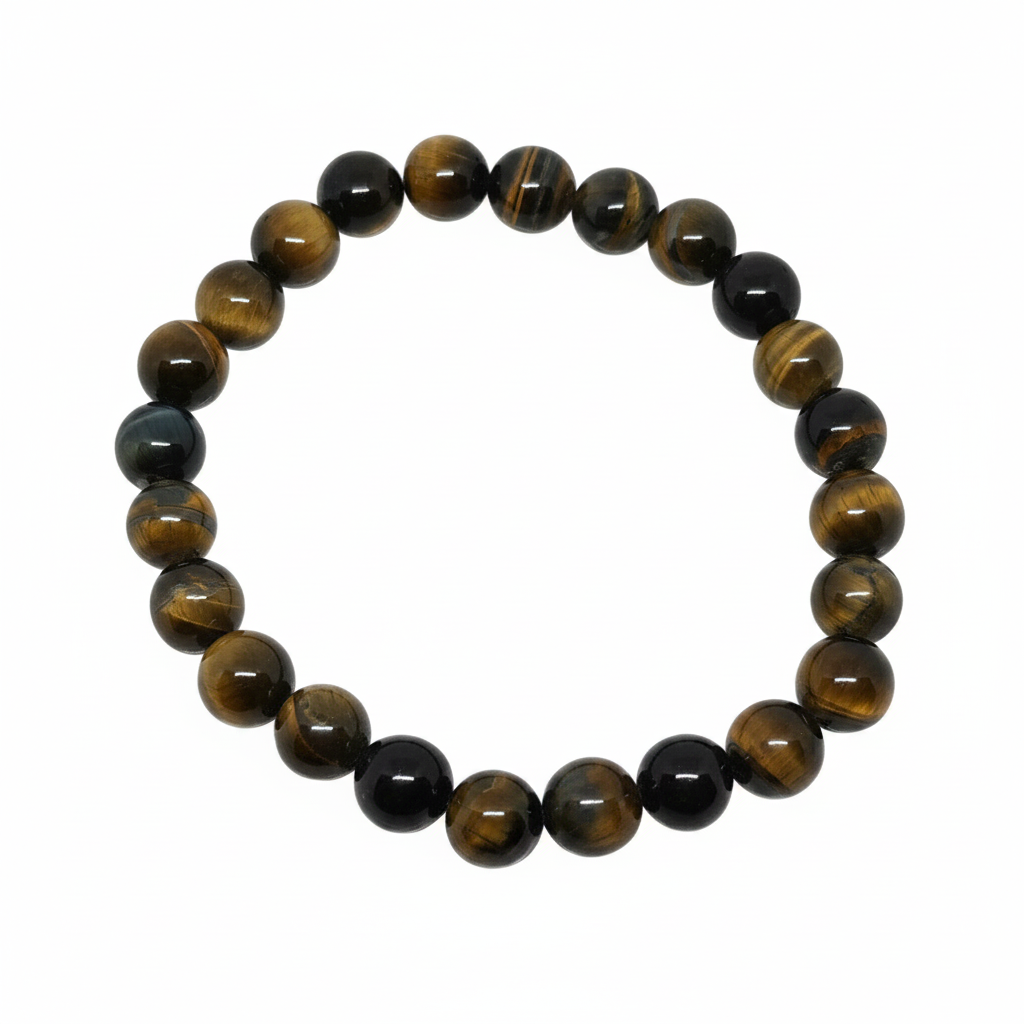 Bracelet en perles - Oeil de Faucon (8 mm)