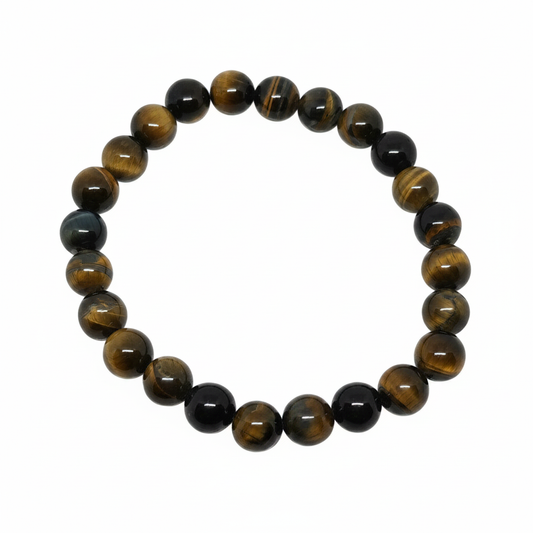 Bracelet en perles - Oeil de Faucon (8 mm)