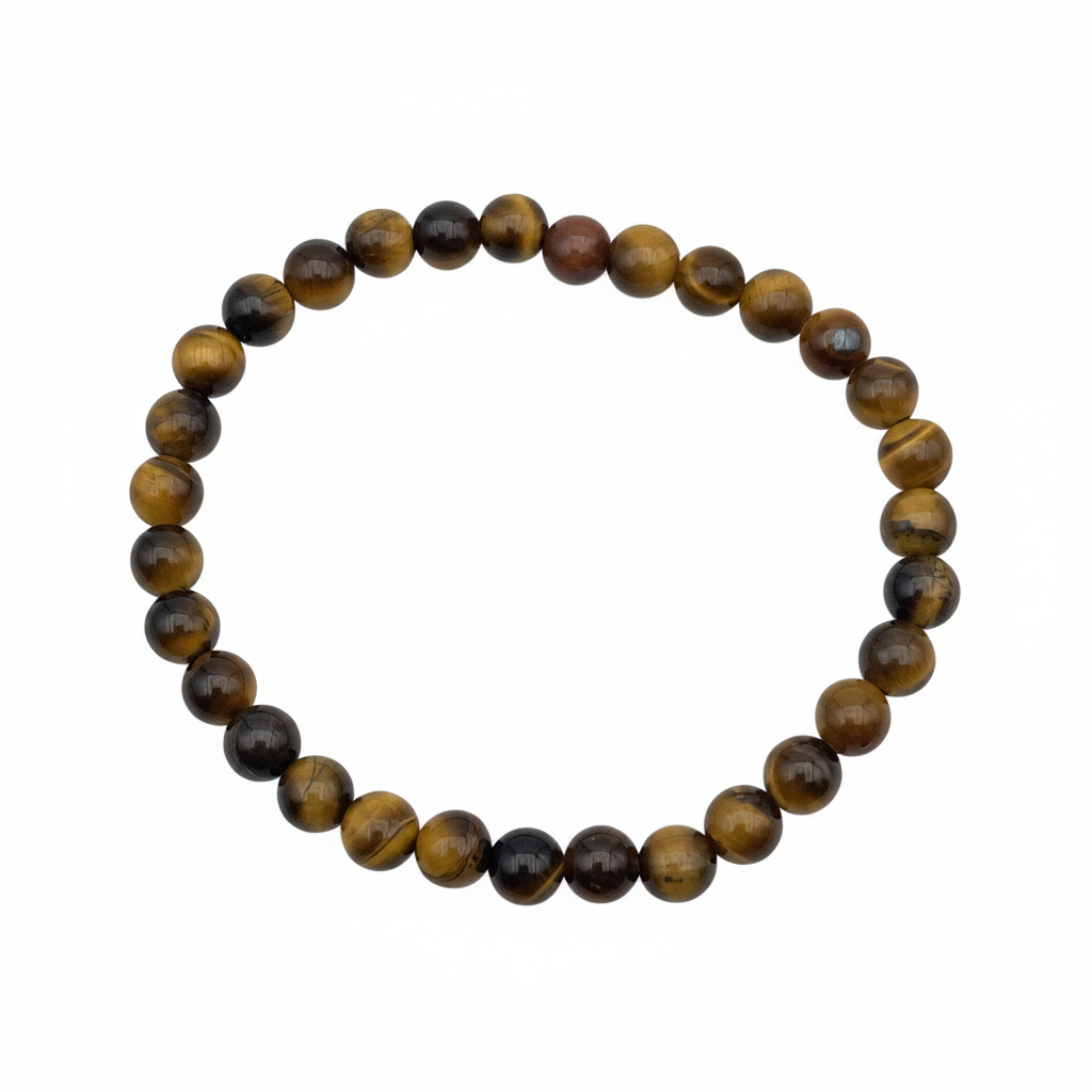 Bracelet en perles - Oeil de Tigre (6 mm)