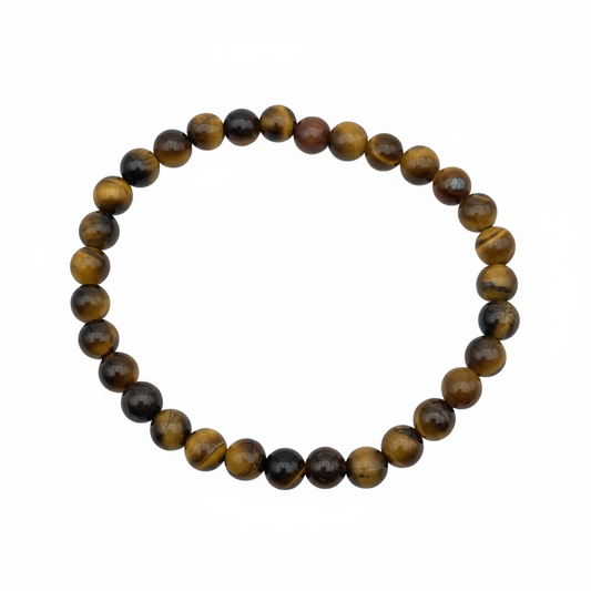 Bracelet en perles - Oeil de Tigre (6 mm)